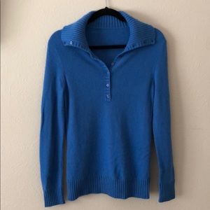 Blue cashmere sweater